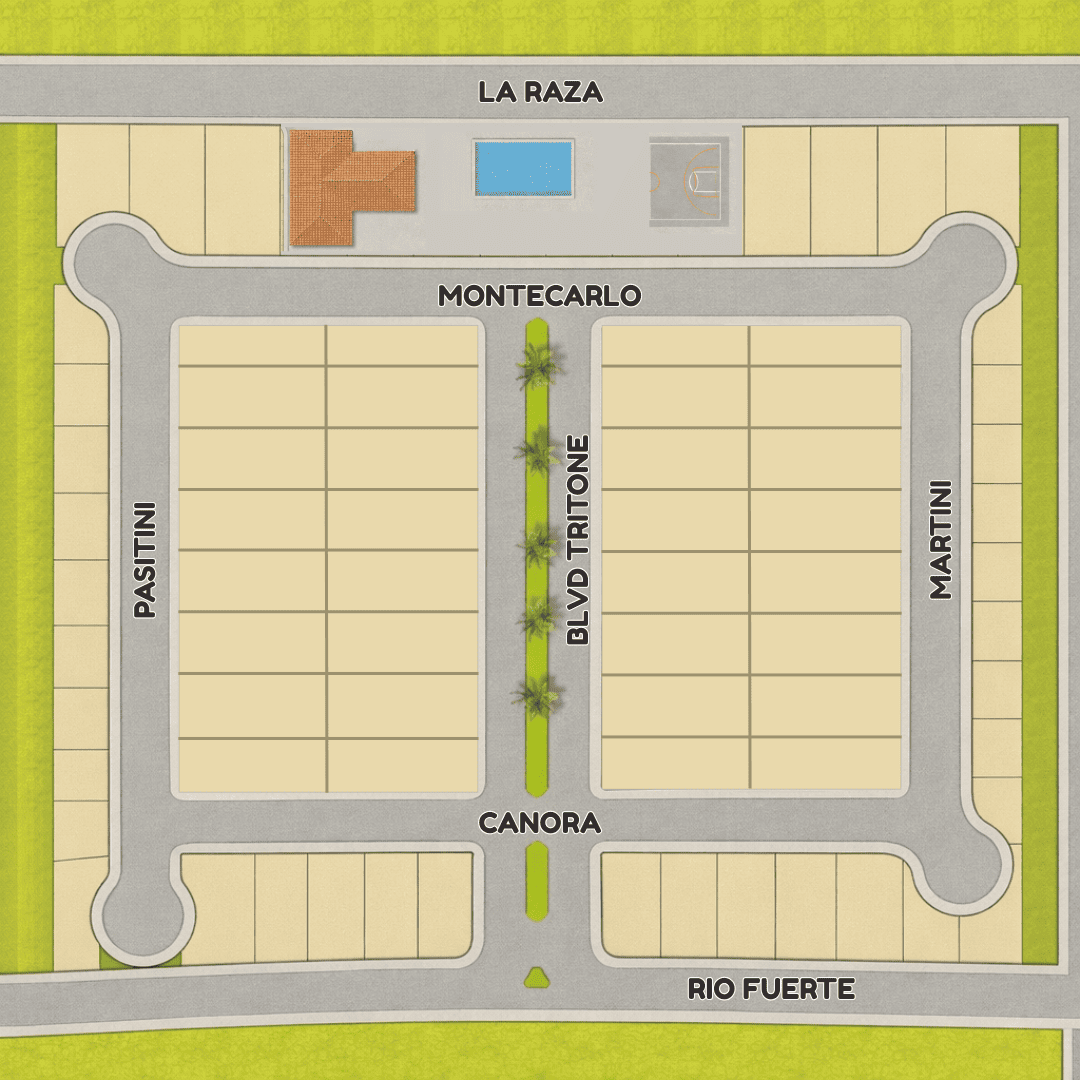 Plano de distribución territorial
